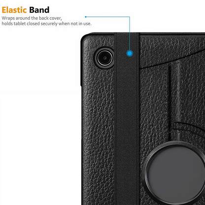Leather Rotate Stand Cover Samsung Galaxy Tab A8 10.5 2022 Tablet Case Black