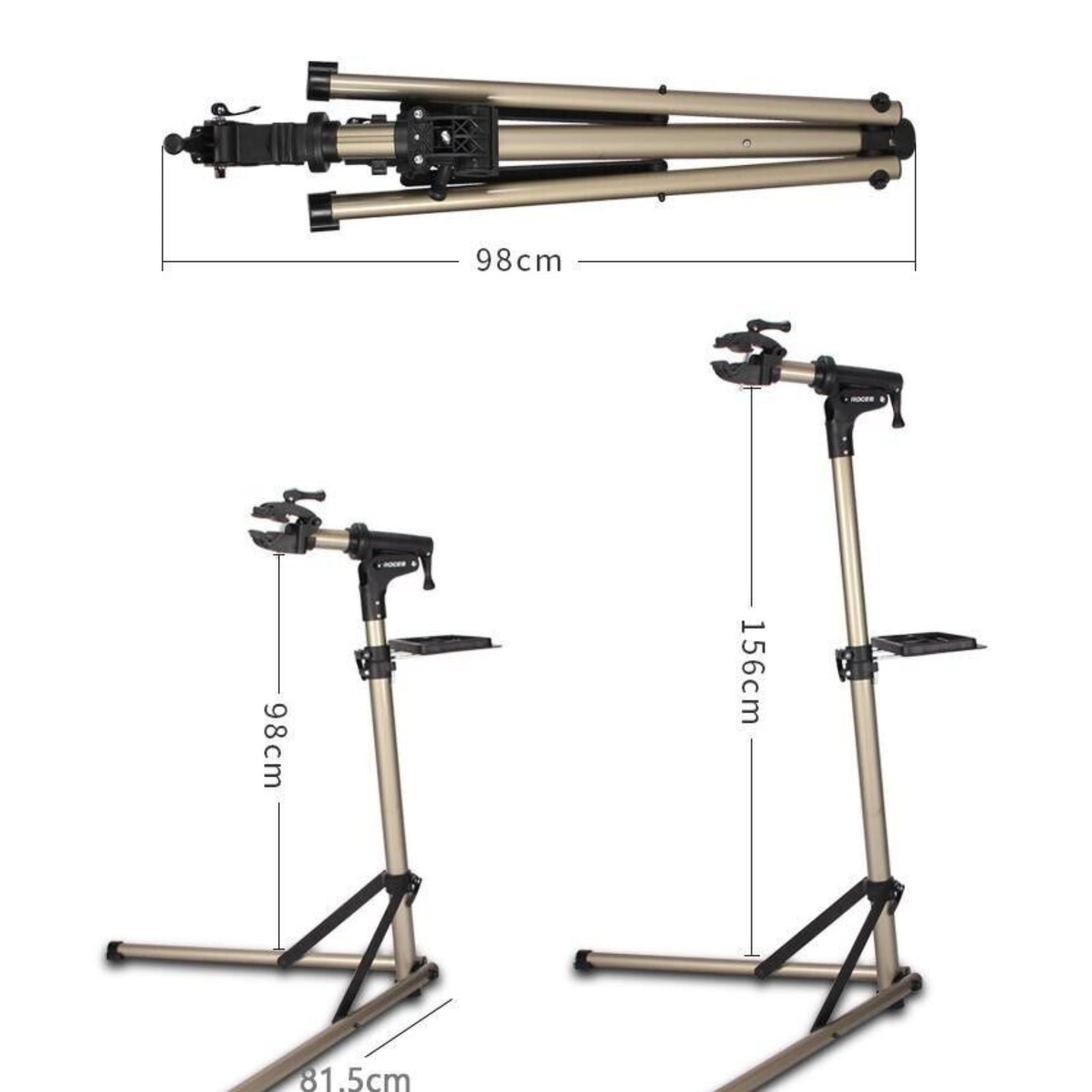 Bicycle Maintenance Rack Home Mechanic Work Alloy Bike Repair With Tray