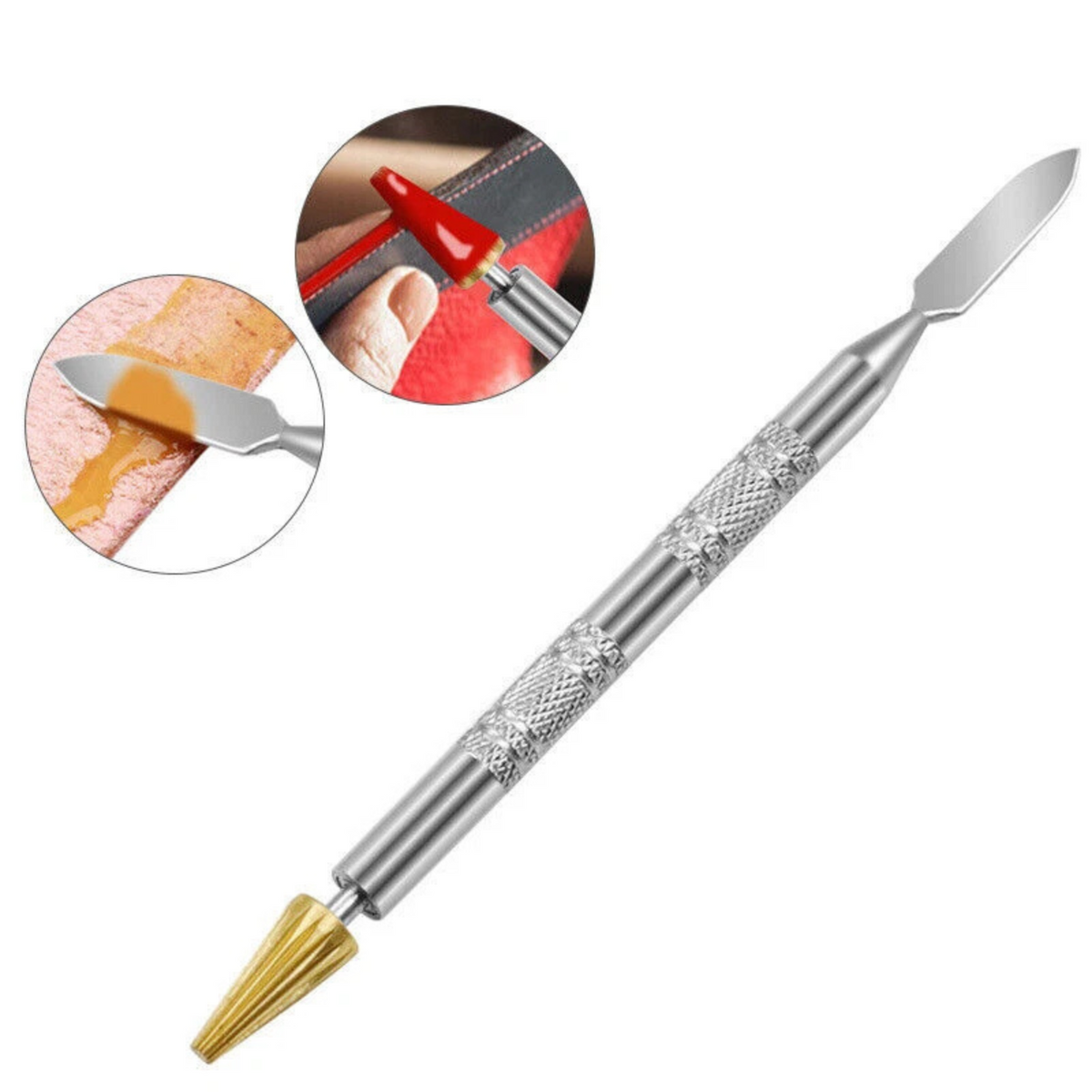 Dual Head Leather Edge Oil Dye Paint Pen Craft Tool