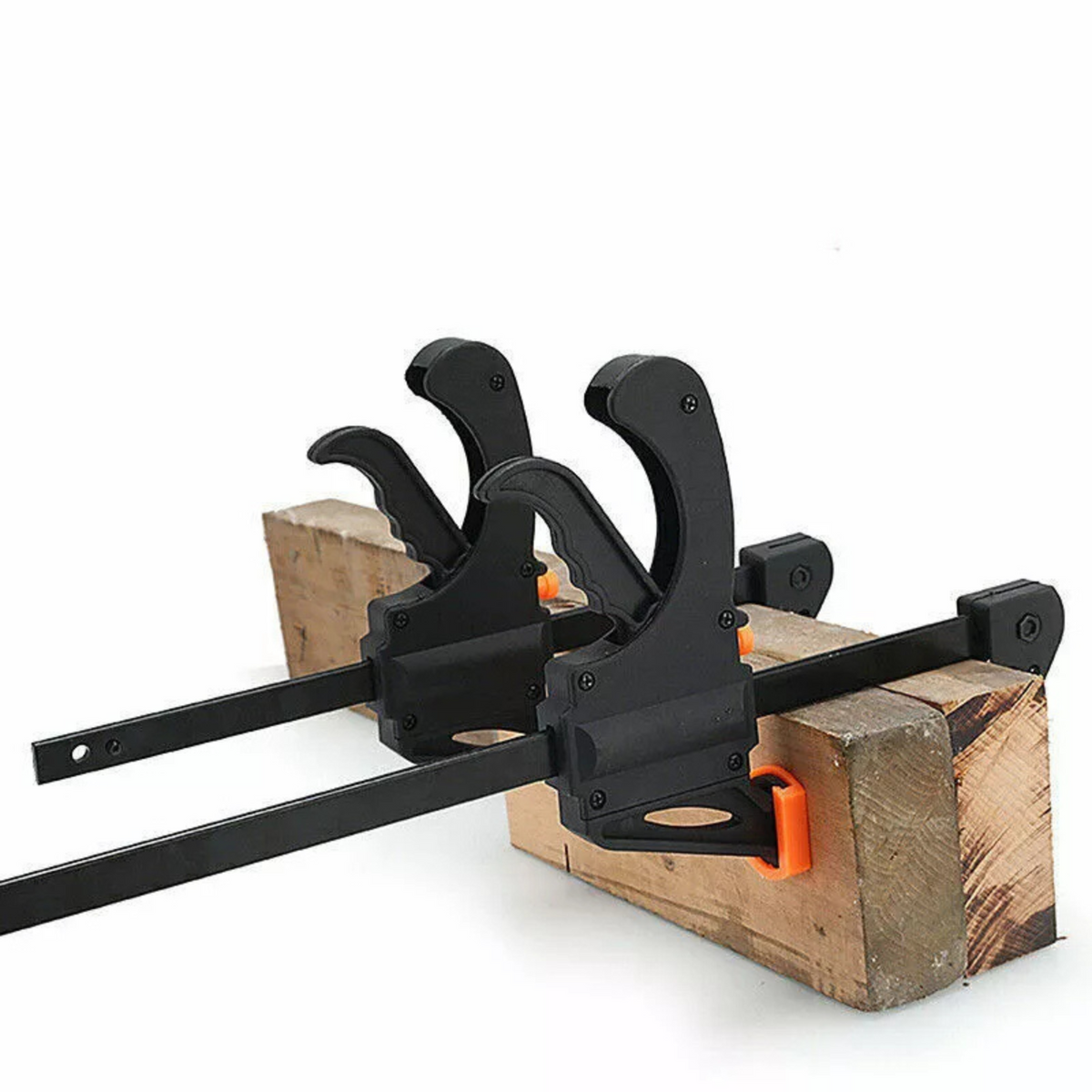 Bar Clamp Woodworking Clip Set 4 Pcs Quick Release for DIY Projects