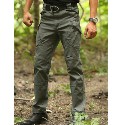 Water Resistant Tactical Trousers Mens Cargo Work Pants Soldier Green Combat