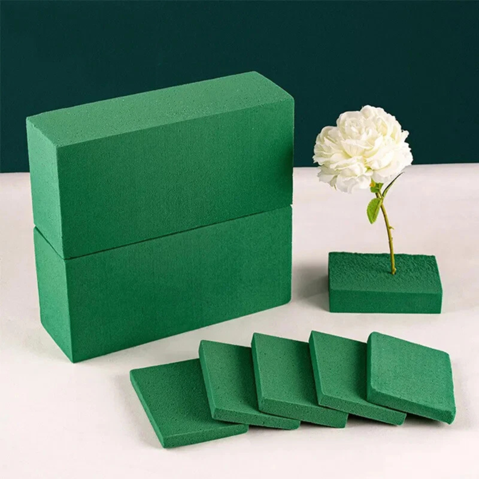 2x Brick Florist Foam Blocks Wet Floral Artificial Flower Arrangement