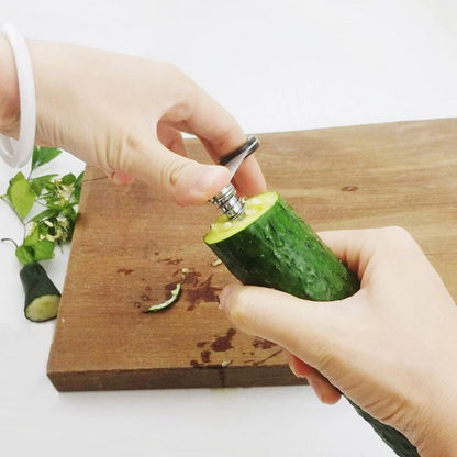 Portable Stainless Steel Potato Spiral Cutter Twister Kitchen Tool