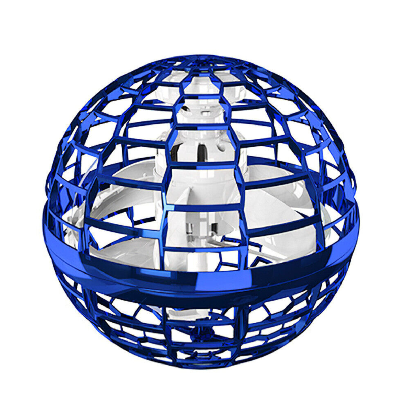 Flying Ball Space Mini Drone  Magic Fly  Nova Pro UFo Boomerang Christmas Blue