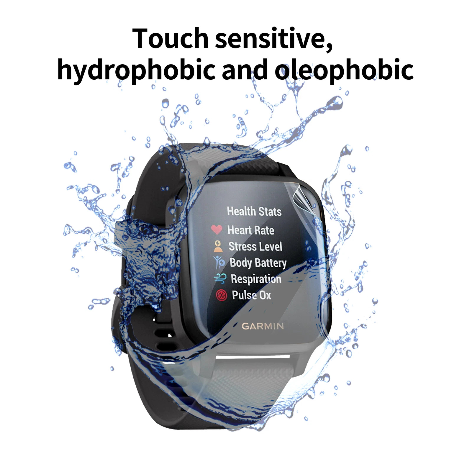Screen Protector Film Cover Coverage Smart Watch Hydrogel 3PCS