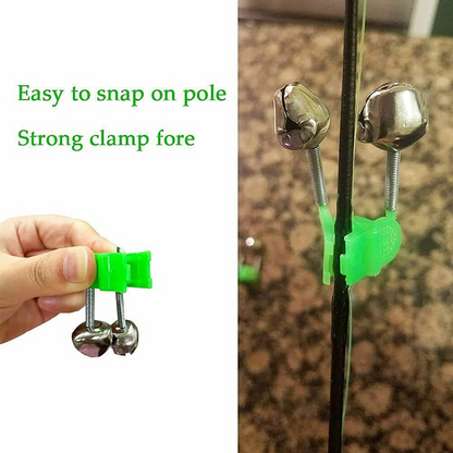 Green Plastic Fishing Rod Clip Holder for Secure Storage and Transport