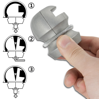 Trailer Coupling Hitch Lock Heavy Duty Tow Ball Anti-Theft Device