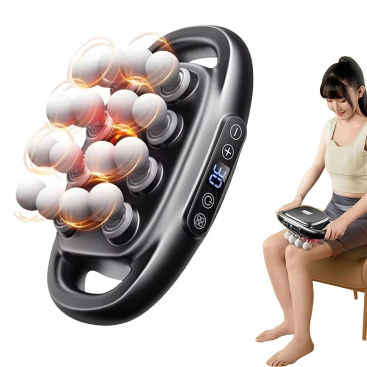 Electric Massager Upgraded 16 Heads Massage Gun
