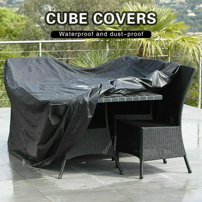 Chair Table Garden Patio Rain UV Protector 126x126x74cm Furniture Cover