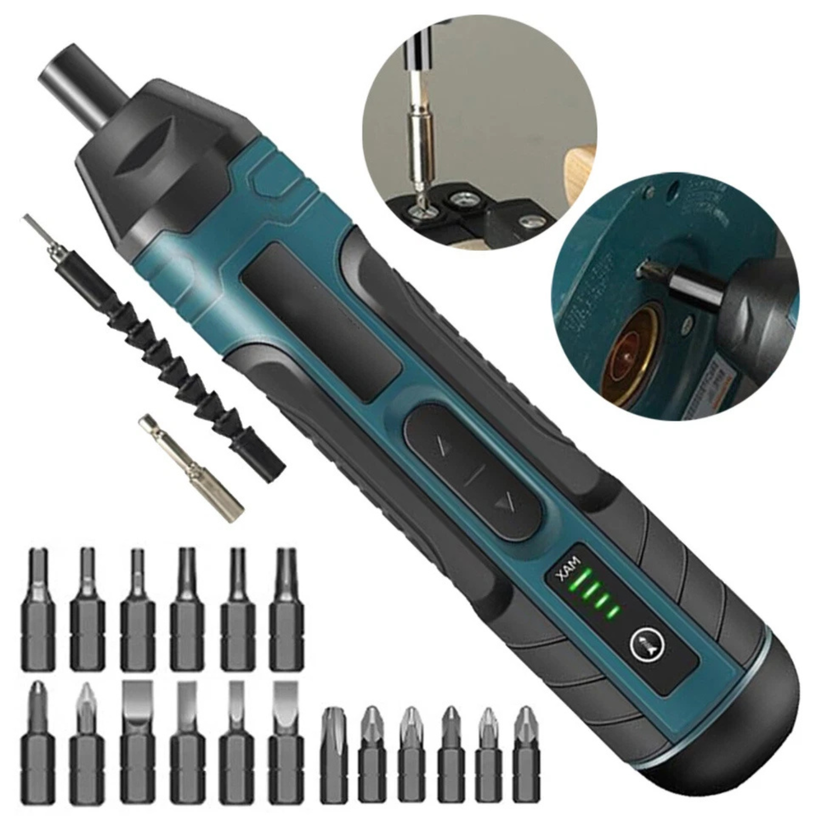1300mAh Rechargeable Cordless Electric Screwdriver Adjustable Torque Tool