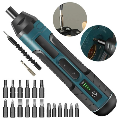 1300mAh Rechargeable Cordless Electric Screwdriver Adjustable Torque Tool