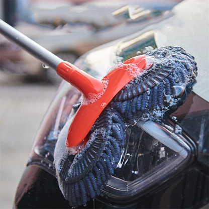 Adjustable Car Wash Mop Cleaning Brush with Extendable Handle for Easy Use