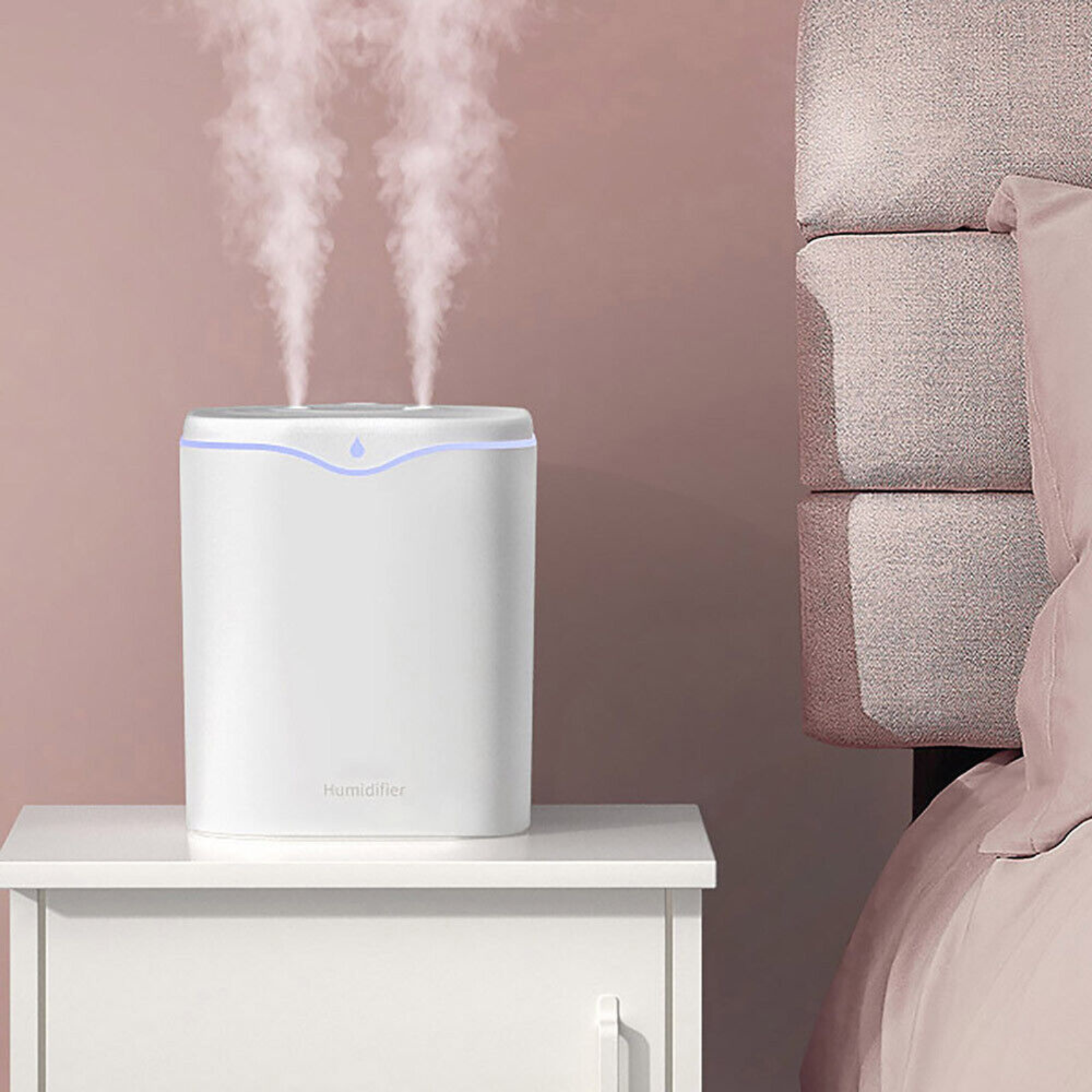 Steam Purifier Aroma 2L Air Humidifier Ultrasonic Cool Mist Beauty Home White