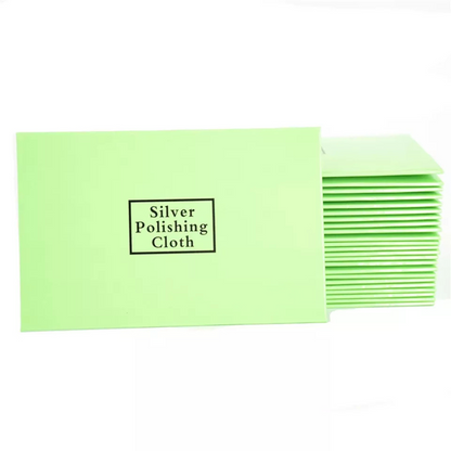Polish Anti tarnish Cleaner  Jewellery Cleaning Clean Silver Polishing Cloth 6x