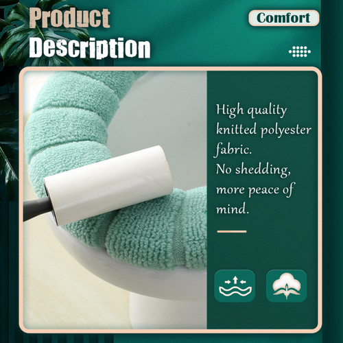 Warmer Washable Mat Cover Pad Green Soft Bathroom Closestool Toilet Seat