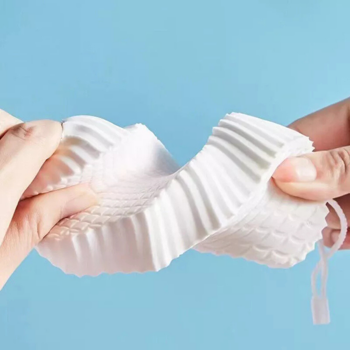 White Scrubber Care Mesh Ultra Soft Exfoliating Bath Sponge Gentle