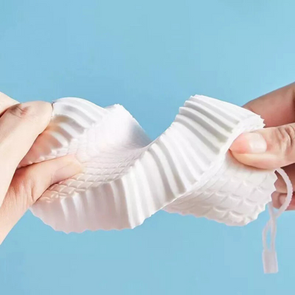 White Scrubber Care Mesh Ultra Soft Exfoliating Bath Sponge Gentle