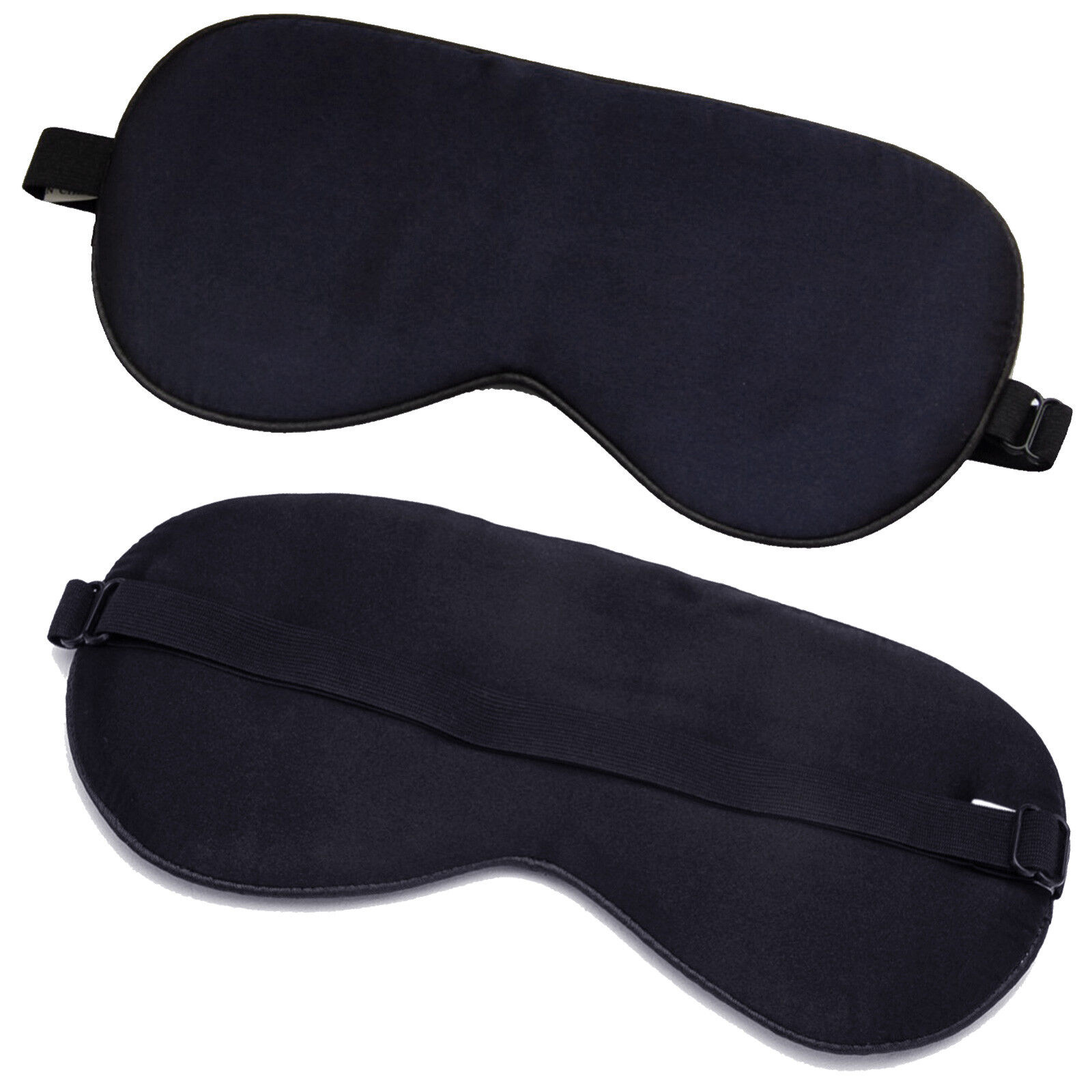 Soft Eye Mask Blindfold 100% Pure Silk Sleeping Lights Out Travel Relax