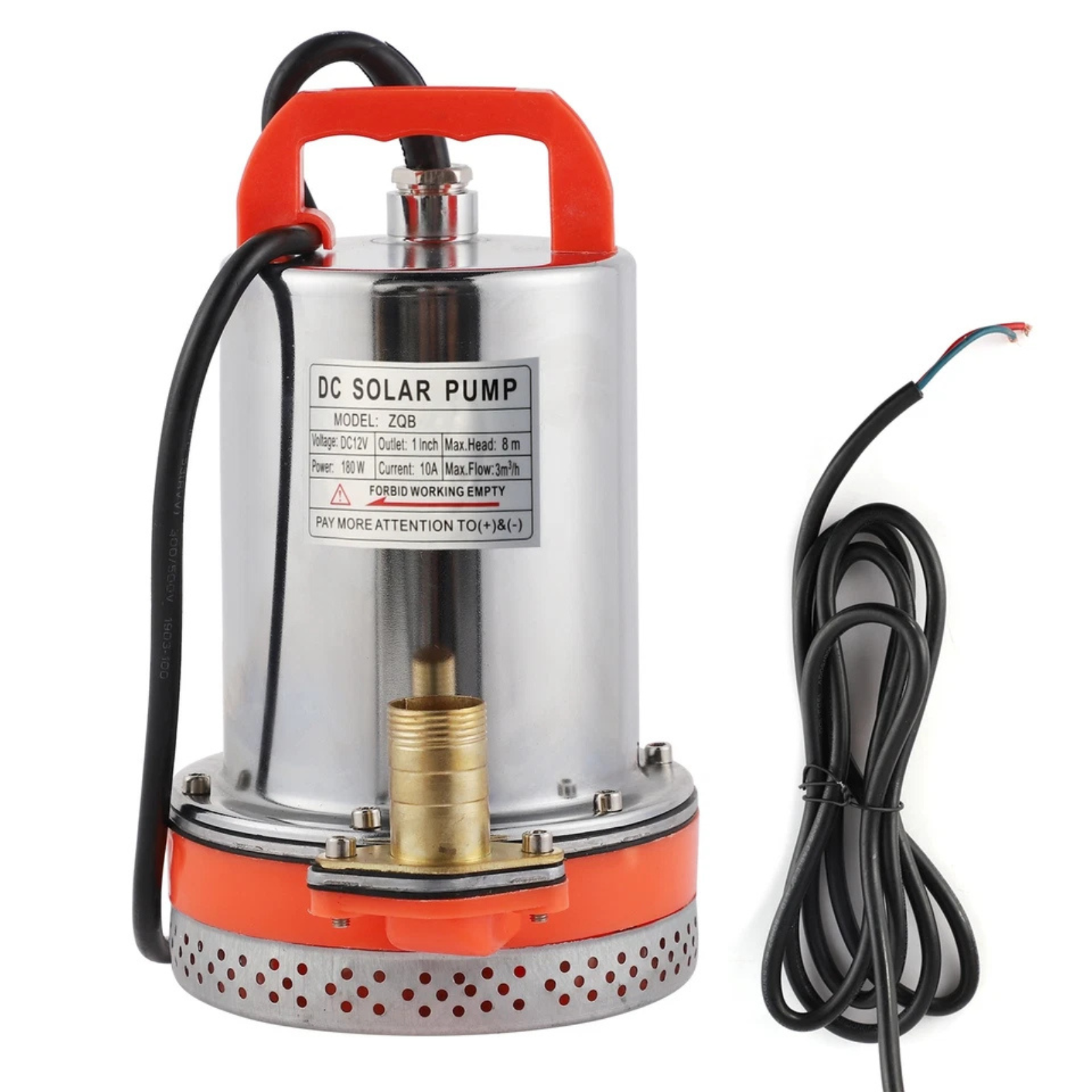 DC 12V 3000L/H Submersible Water Pump for Ponds, Fountains & Fish Tanks