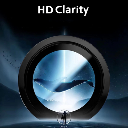 Metal Camera Lens Glass Screen Protector For iPhone 14 Pro 3x Black