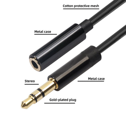 3m Male to Female Aux Cord 3.5mm Headphone Stereo Audio Extension Cable