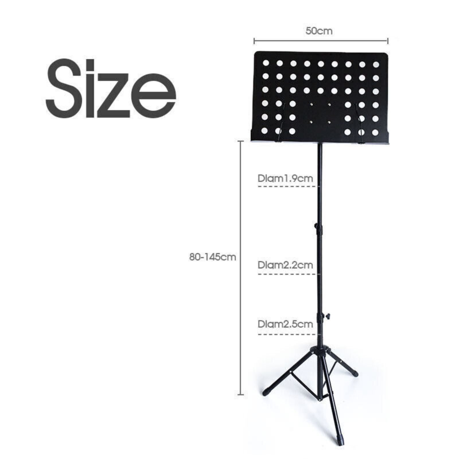 Heavy Duty Adjustable Music Stand for Stage Performances – Memory Tech