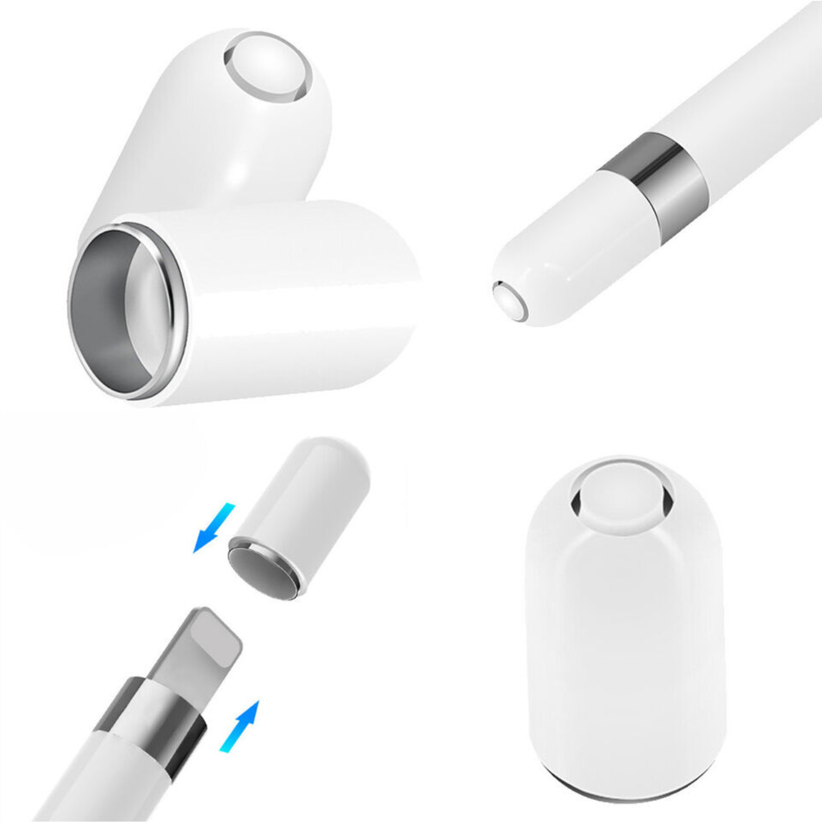 IOS Pencil Case Cap Genuine Pencil Cap Replacement Magnetic Protective