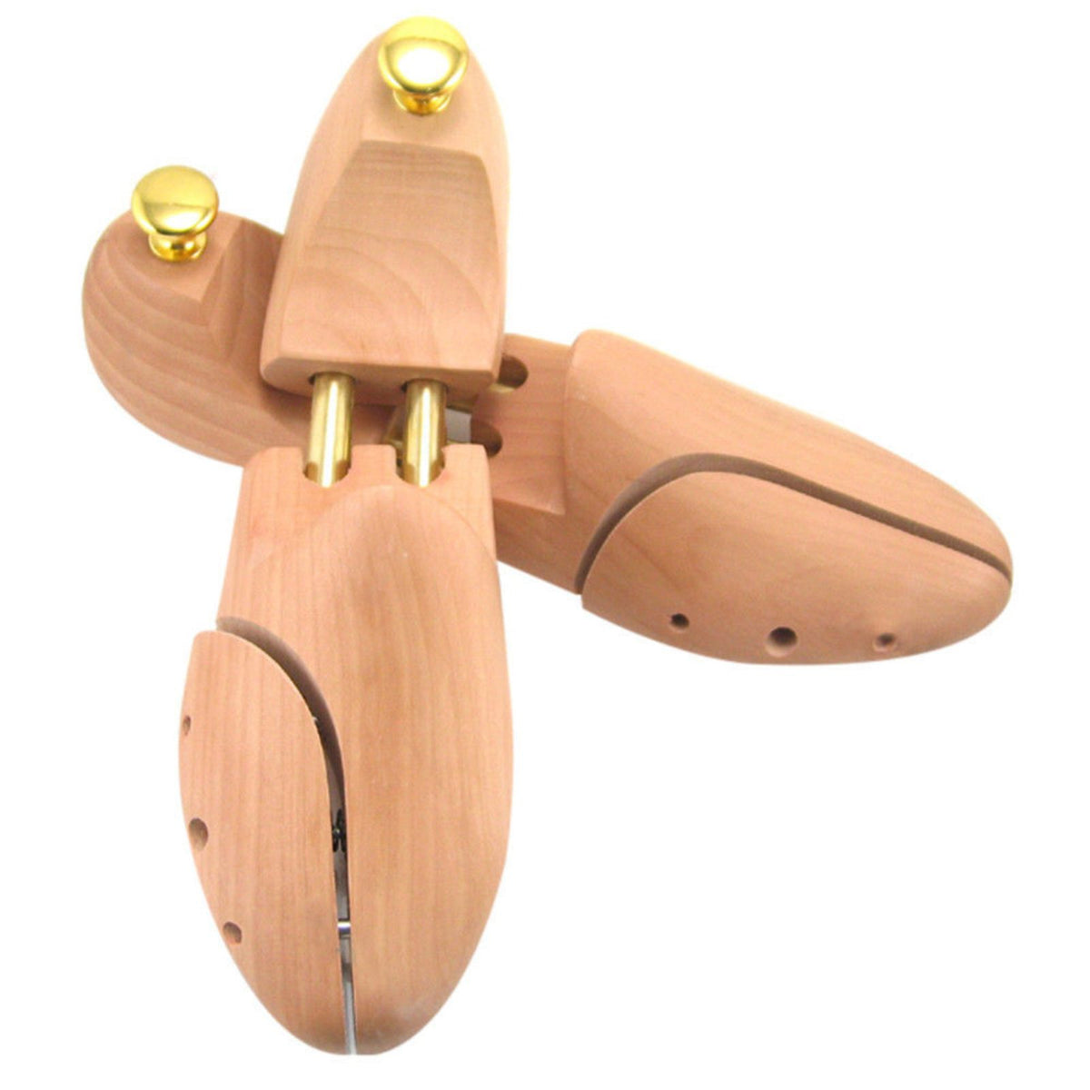 Wooden Shoe Tree Shaper UK 7-8/EU 41-42  Men Women Adjustable Cedar Stretcher