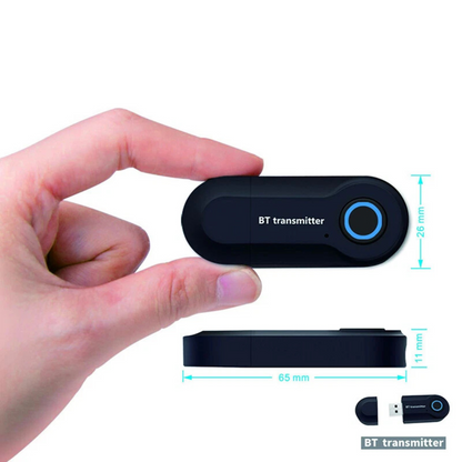 Bluetooth 5.0 A2DP Adapter Wireless Audio Receiver USB Dongle