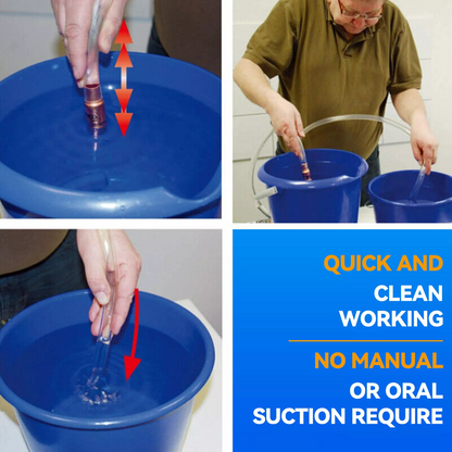 Liquid Transfer Fuel Hose Pump Tools 3m Self Priming Siphon Hose Water Jiggler