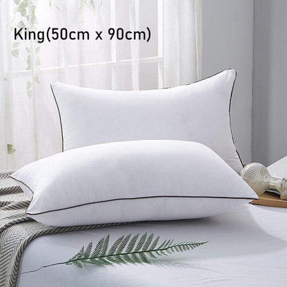 2 Pack Ultra King Size Soft Breathable Quality Bamboo Pillows Hotel Quality