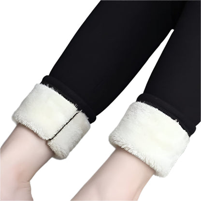 Fleece Lined Women Stretchy Pants Thick Warm Thermal Slim Winter Leggings XL