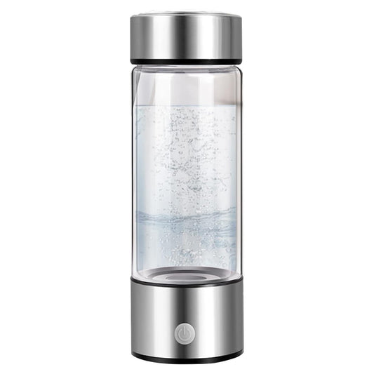 420ml Silver Portable Hydrogen Alkaline Water Generator Ionizer Cup Mug Bottle