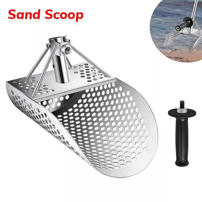 Metal Detector Sifting Tool Metal Detecting Stainless Steel Beach Sand Scoop