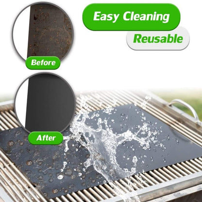 Non-Stick BBQ Pad 5pcs Heavy Duty BBQ Grill Mat Bake Cooking Reusable Sheet