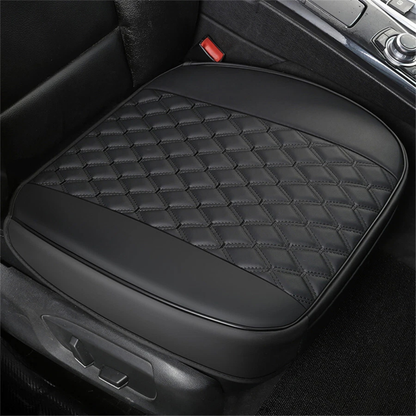 Black PU Leather Universal Car SUV Front Seat Protective Cover
