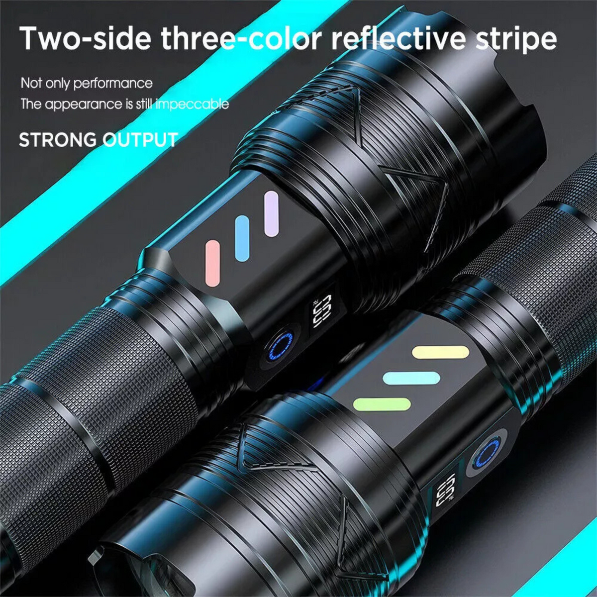 Hunting Rechargeable Lamp Light Super Bright 1500000LM LED Flashlight Torch