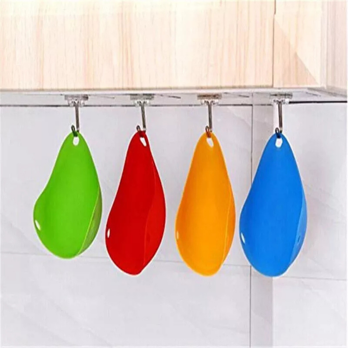 Poached Cups Moulds For Kitchen 4Pcs Silicone Egg Poacher Poaching Pods Pan