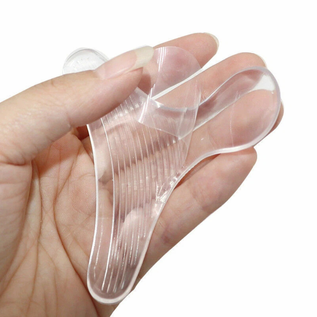Heal Protector Cushion Pad Gel Grips Silicone Shoe High Heel Insole 2x