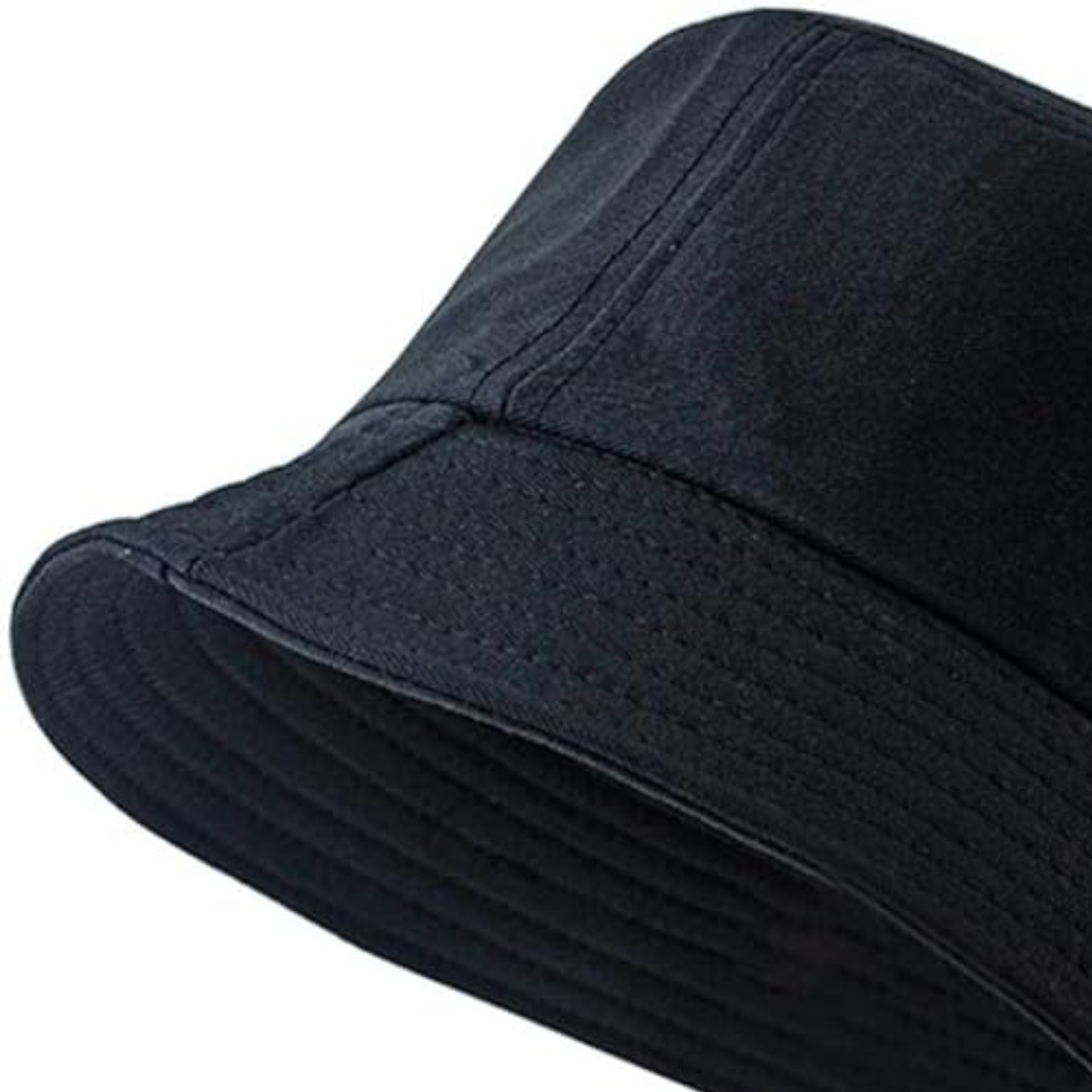 Unisex Cotton Cap Women Men Sun Bucket Hat Fishing Hiking Camping Outdoor Black
