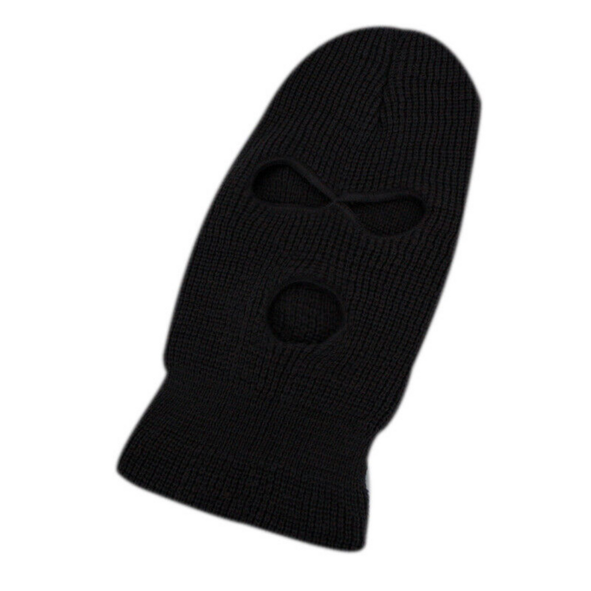 Warm Hat Hood Ski Mask Full Face Neck Winter 3 Holes Balaclava Windproof Black