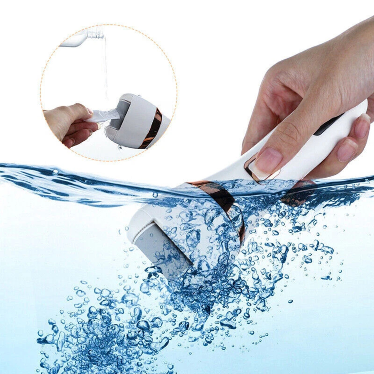 Electric Pedicure Care Kit Foot File Hard Dead Skin Removal Tool