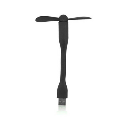 Detachable Mini USB Fan Cooling Cooler Portable for PowerBank/PC/Laptop Black