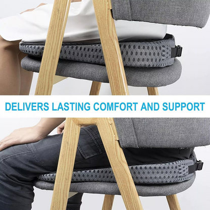Car Seat Cushion Universal Memory Foam Driver Breathable Wedge Thicken Pad Mat