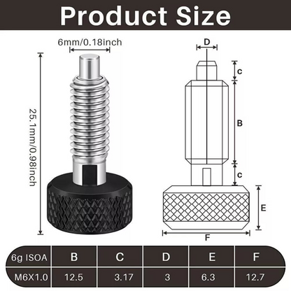 Quick Release Lock Pins Packout Handle Release Pins Plunger 4x