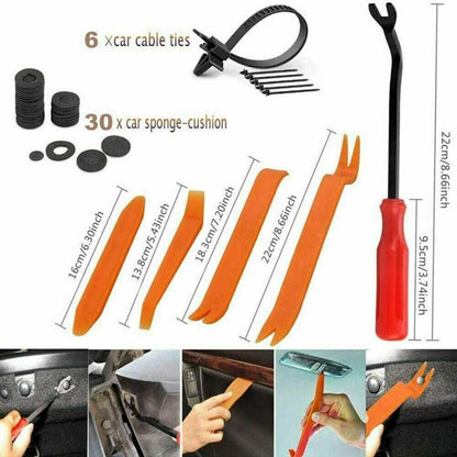 Auto Panel Bumper Rivet Retainer 731pcs Car Trim Body Clips Kit Plastic Fastener