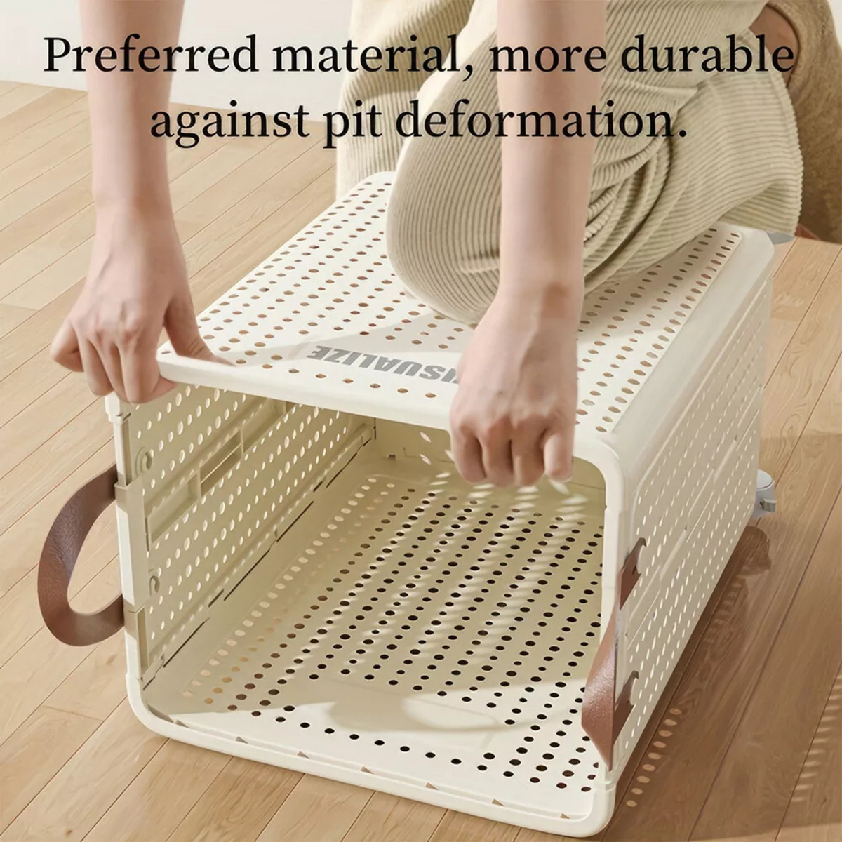 Foldable Washing Hamper Clothes Laundry Basket Storage Bag Bin Organiser Large