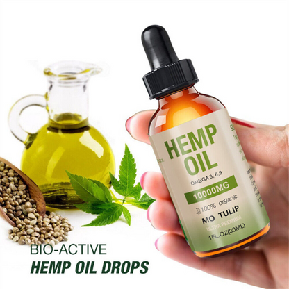 10000MG 30ml Pure Hemp Organic Hemp Seed Oil Pain Relief, Anxiety Sleep