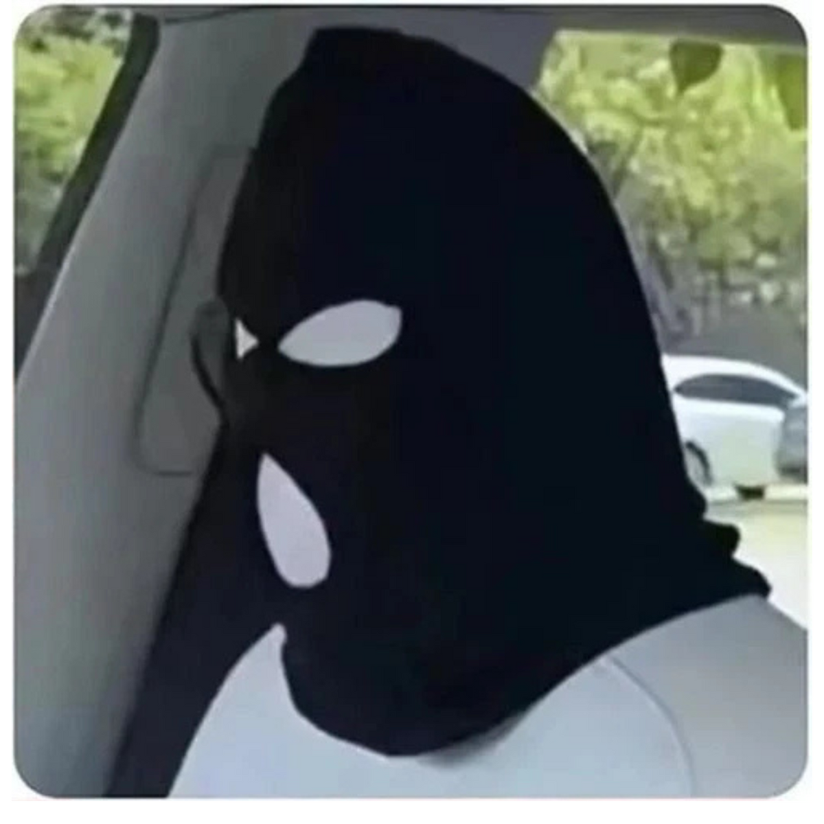 Universal Personality Black Car Headrest Cover Protector Fit