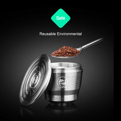 Reusable/Refillable Pod Stainless Steel Coffee Capsule Cup For Nespresso Machine